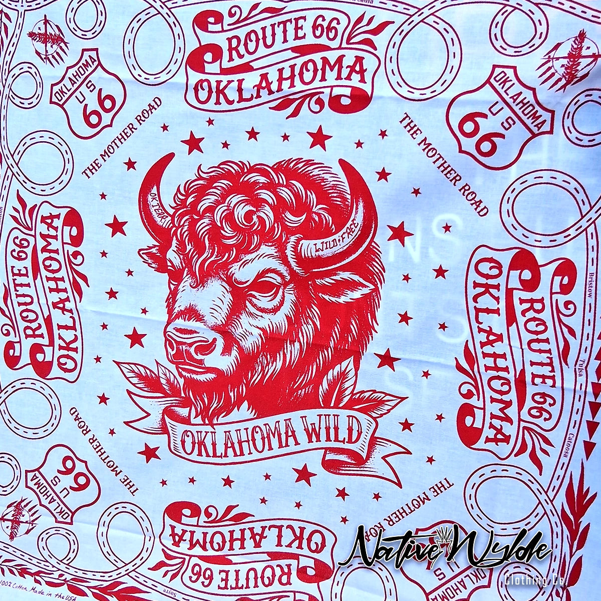 Buffalo Route 66 Bandana