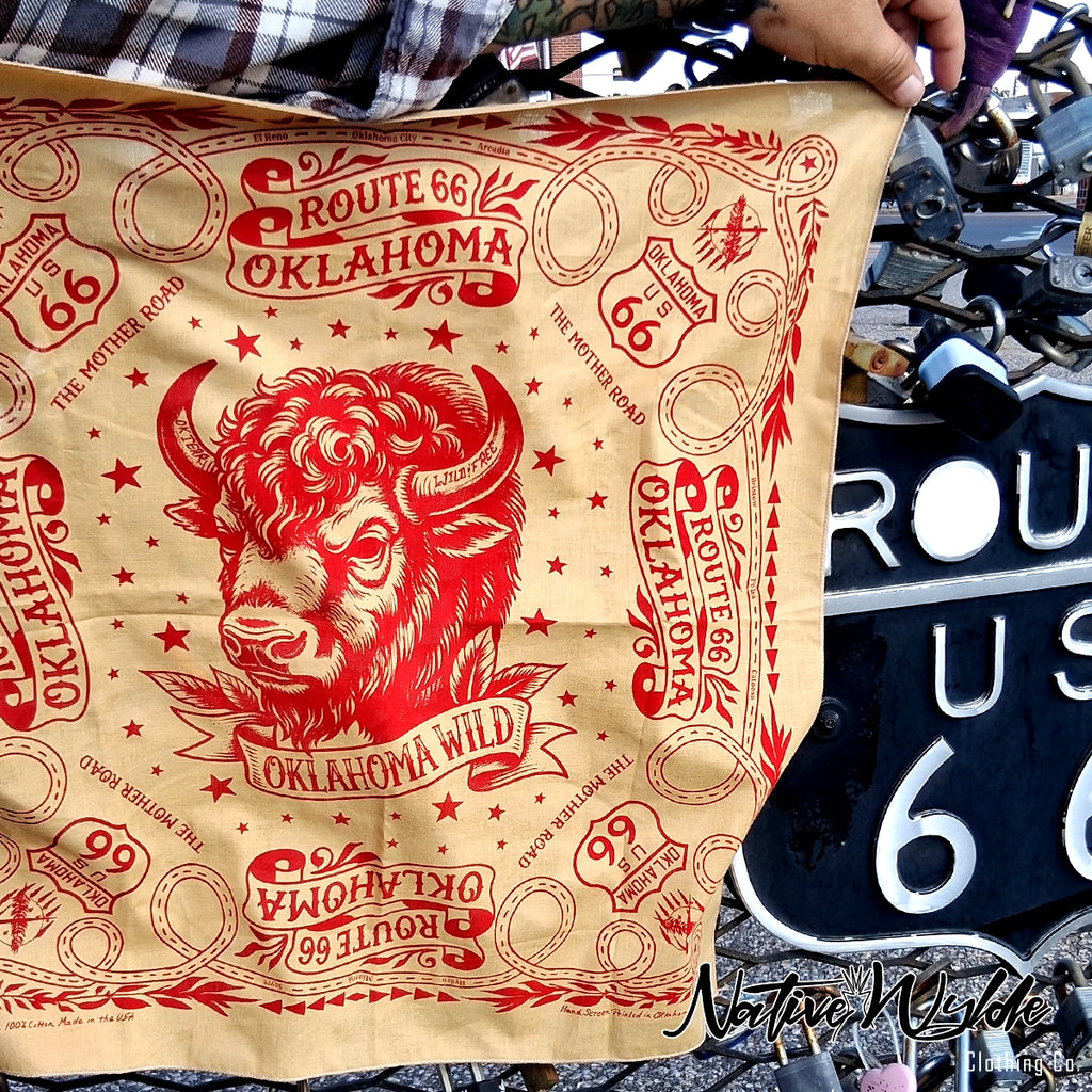 Buffalo Route 66 Bandana
